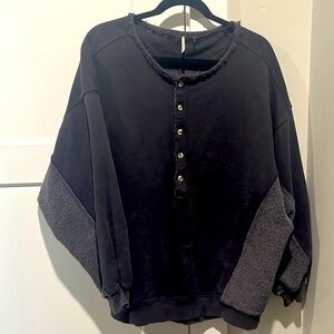 Free People Henley Sweatshirt